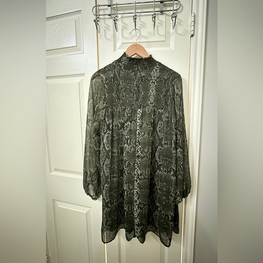 H&M Snake Print Dress - Size 4